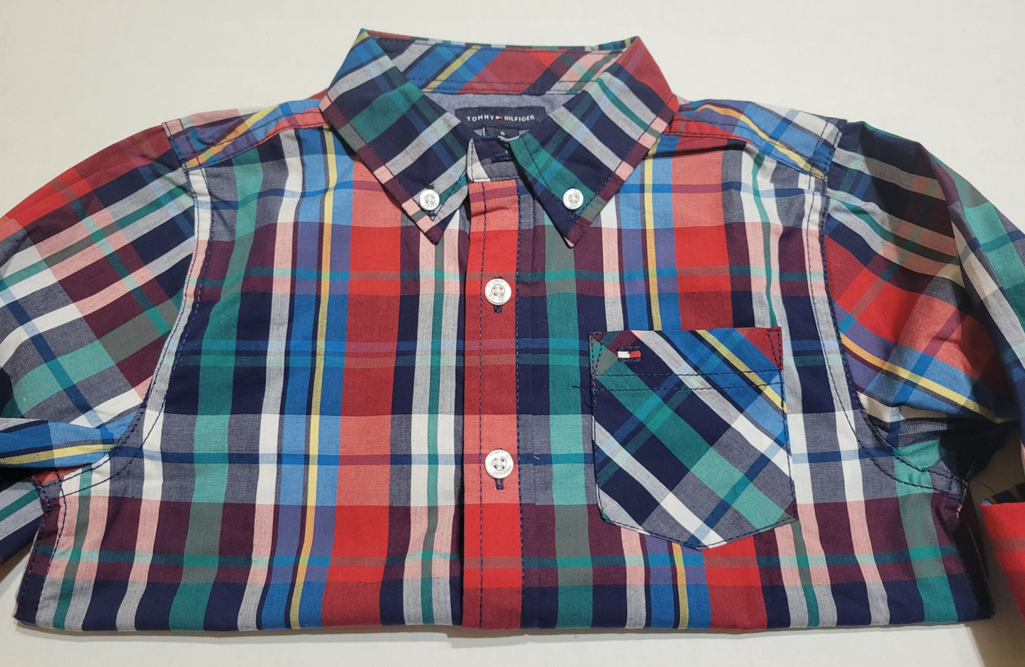 Tommy Hilfiger - Camisa para Niño (BD)