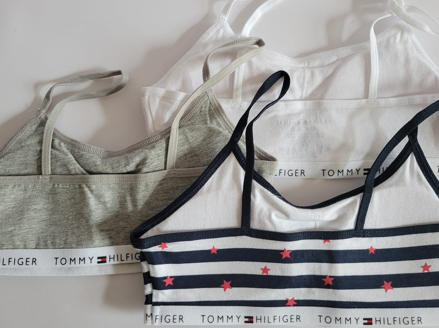 Tommy Hilfiger -Bralettes para nina (3pk)