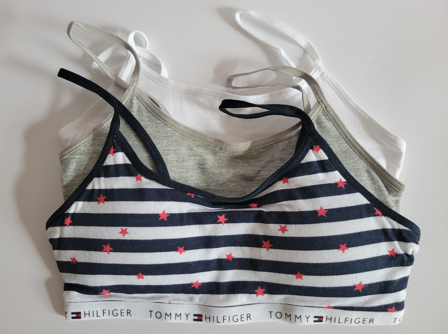 Tommy Hilfiger -Bralettes para nina (3pk)