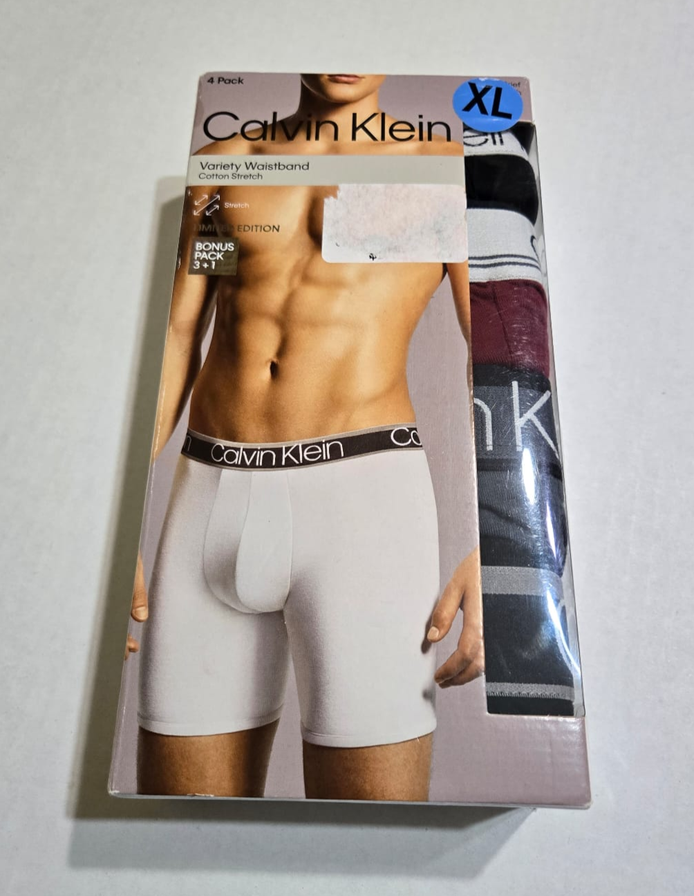 Calvin Klein -4pk Boxer Brief Cotton Stretch