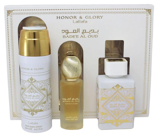 Honor & Glory Set Men ( Perfume, Body spray y Hair spray)